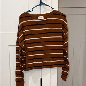 Bohme Brown Striped Sweater